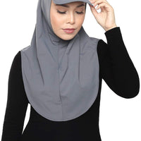 Sports Hijabs Adlina Anis Aqua Sol Ninja Cap