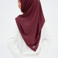 Sports Hijabs GLOWco Exclusive Air Mesh Instant Tri Scarf (With Inner)