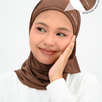 Sports Hijabs GLOWco Exclusive Air Mesh Instant Tri Scarf (With Inner)