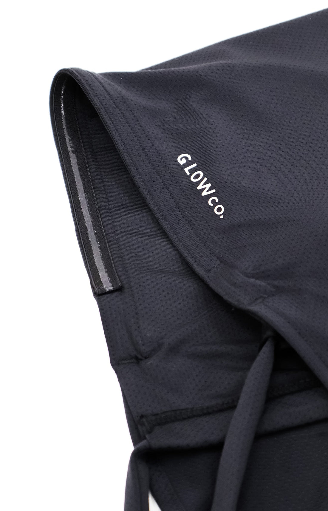 Sports Hijabs GLOWco Exclusive Air Mesh Instant Tri Scarf (With Inner) in Black