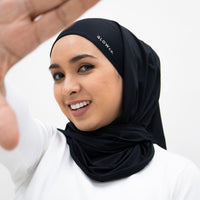 Sports Hijabs GLOWco Exclusive Air Waffle Instant Tri Scarf (With Inner)