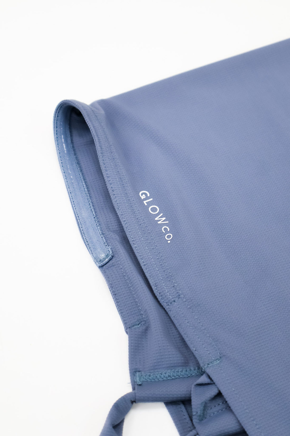 Sports Hijabs GLOWco Exclusive Air Waffle Instant Tri Scarf (With Inner) in Lakeside Blue