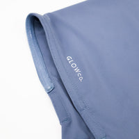 Sports Hijabs GLOWco Exclusive Air Waffle Instant Tri Scarf (With Inner) in Lakeside Blue