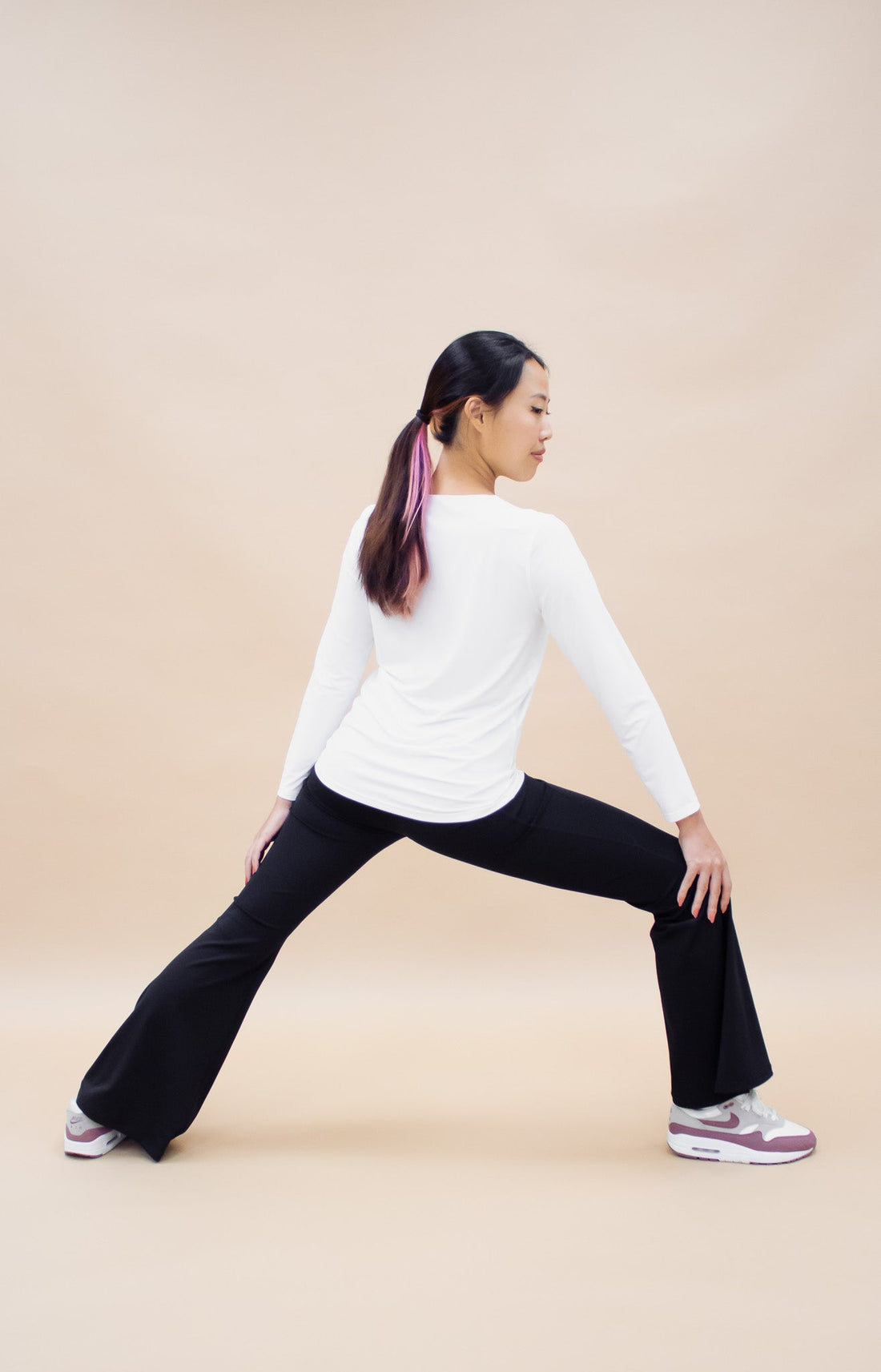 Innerwear GLOWco Exclusive AirLite InnerGlow Crew Neck Top in White