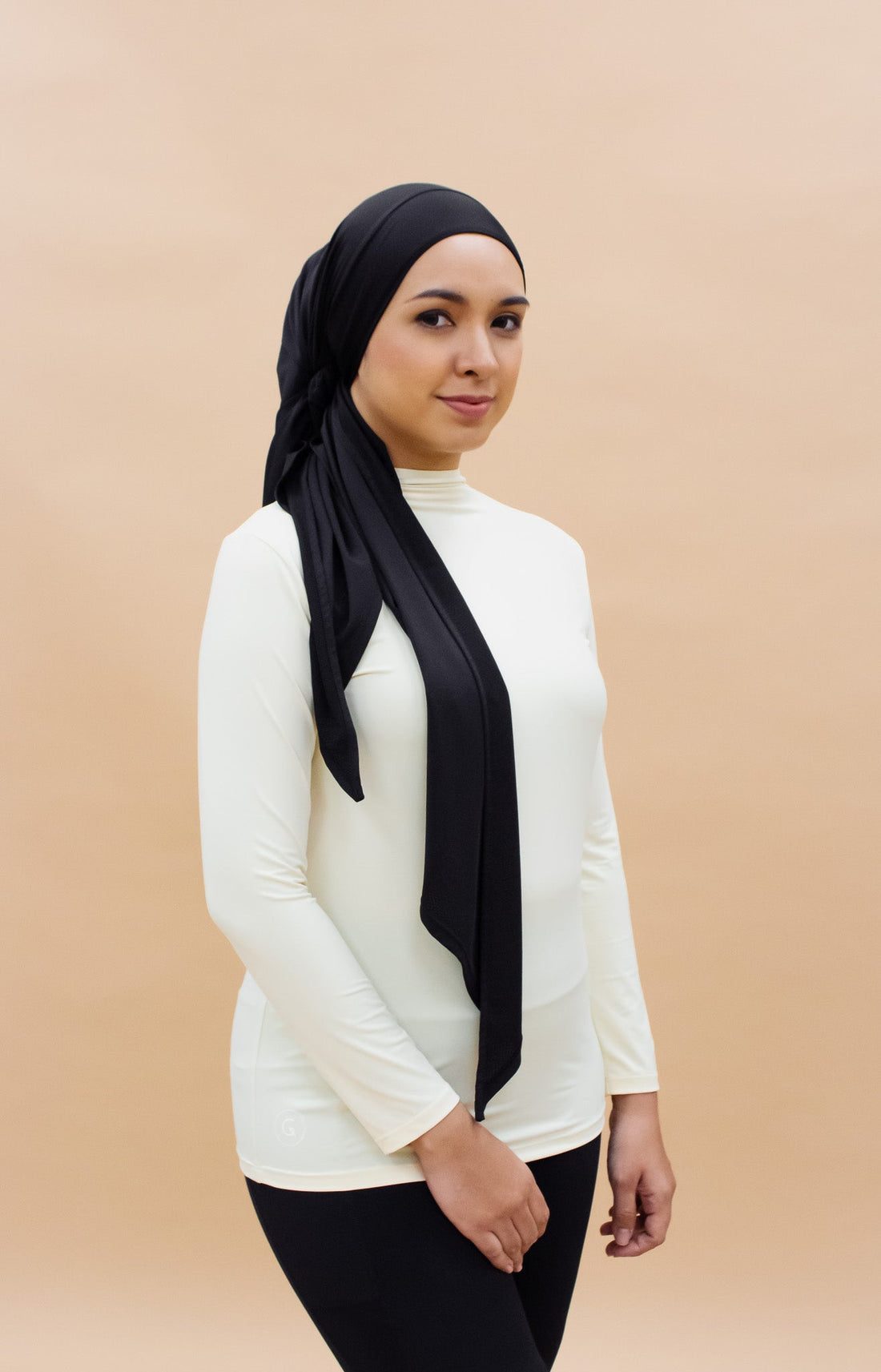 Innerwear GLOWco Exclusive AirLite InnerGlow Mock Neck Top in Nude