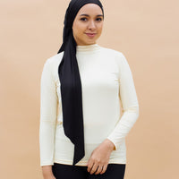 Innerwear GLOWco Exclusive AirLite InnerGlow Mock Neck Top in Nude
