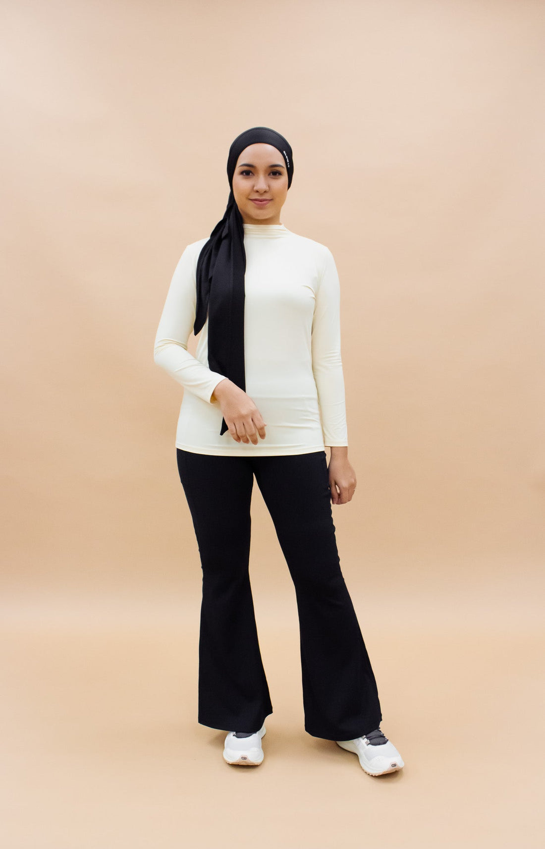 Innerwear GLOWco Exclusive AirLite InnerGlow Mock Neck Top in Nude