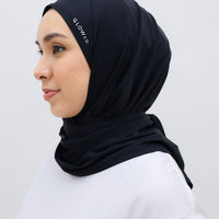 Swimwear GLOWco Exclusive AquaGrip Swim Tri Scarf in Black