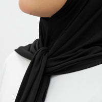 Everyday Hijabs GLOWco Exclusive Bamboo Butterfly Tri Scarf in Black