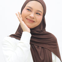 Everyday Hijabs GLOWco Exclusive Bamboo Butterfly Tri Scarf in Oak
