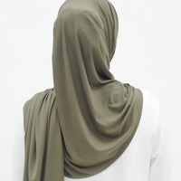 Everyday Hijabs GLOWco Exclusive Bamboo Lazy Shawl in Olive