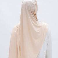 Everyday Hijabs GLOWco Exclusive Bamboo Lazy Shawl in Soft Peach