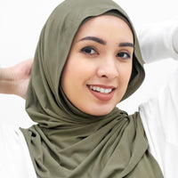 Everyday Hijabs GLOWco Exclusive Bamboo Shawl (with inner) in Olive