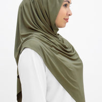 Everyday Hijabs GLOWco Exclusive Bamboo Shawl (with inner) in Olive