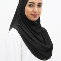 Everyday Hijabs GLOWco Exclusive Bamboo Slip-on Maxi in Black