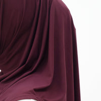 Everyday Hijabs GLOWco Exclusive Bamboo Slip-on Maxi in Plum