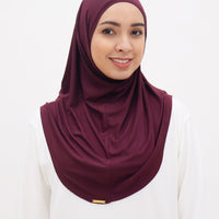 Everyday Hijabs GLOWco Exclusive Bamboo Slip-on Maxi in Plum