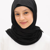 Everyday Hijabs GLOWco Exclusive Bamboo Tri Scarf (with inner) in Black