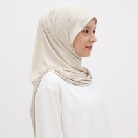 Everyday Hijabs GLOWco Exclusive Bamboo Tri Scarf (with inner) in Oyster