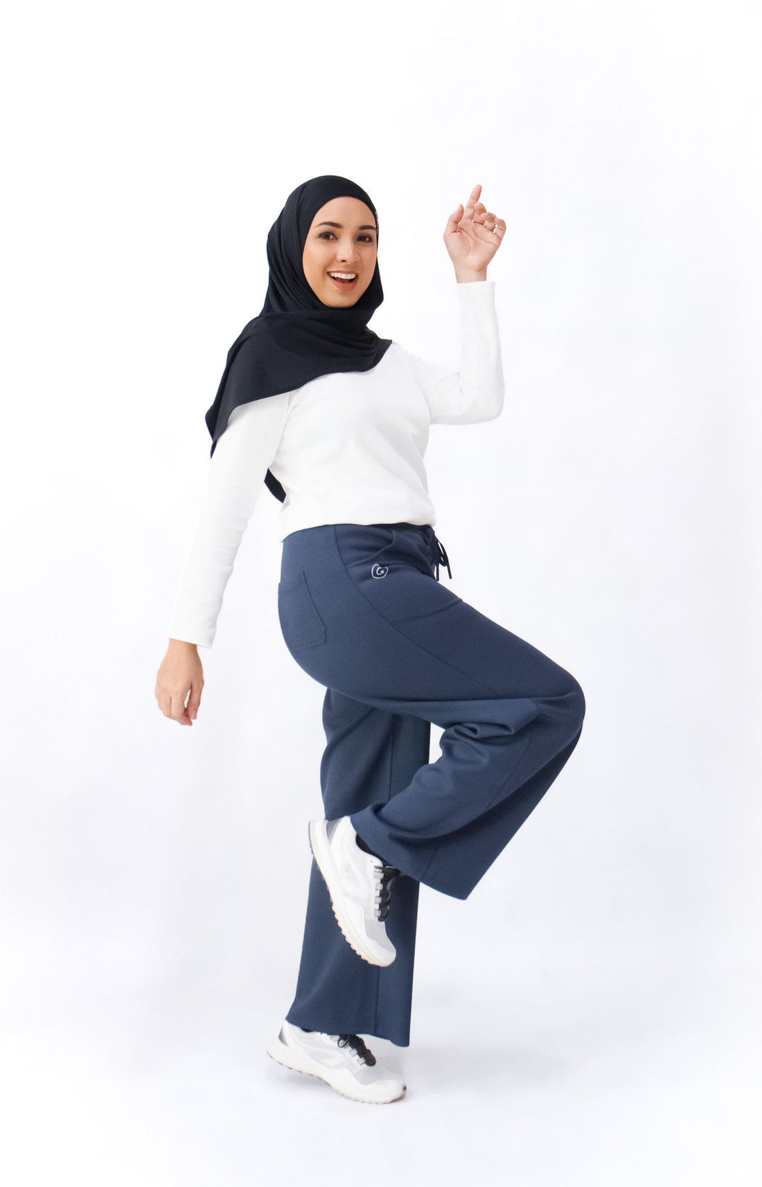 Bottoms GLOWco Exclusive Cloud Cosy Lounge Pants in French Navy