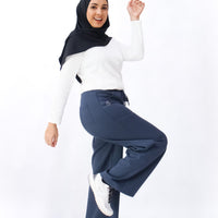 Bottoms GLOWco Exclusive Cloud Cosy Lounge Pants in French Navy