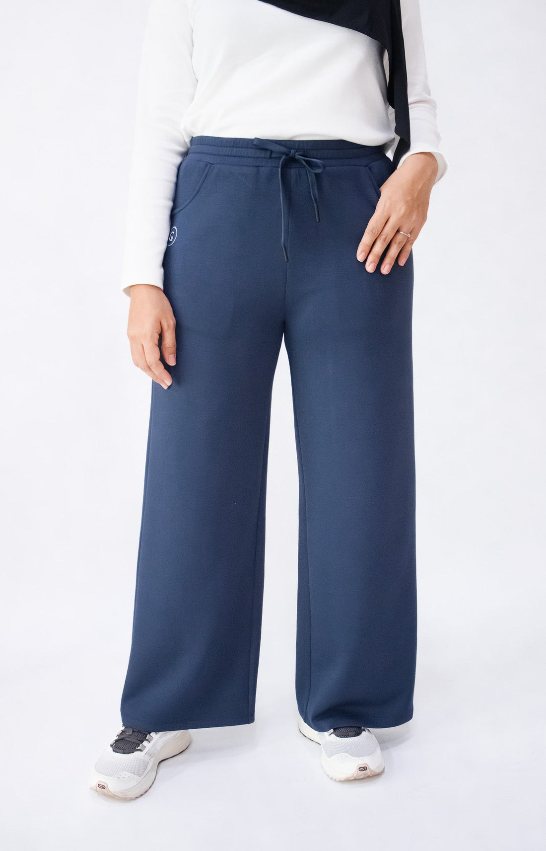 Bottoms GLOWco Exclusive Cloud Cosy Lounge Pants in French Navy