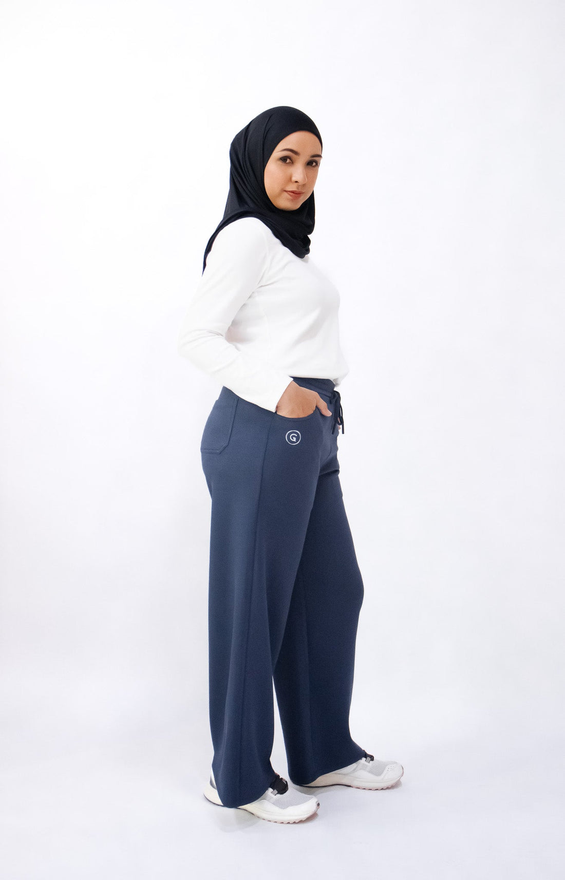 Bottoms GLOWco Exclusive Cloud Cosy Lounge Pants in French Navy