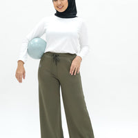 Bottoms GLOWco Exclusive Cloud Cosy Lounge Pants in Olive