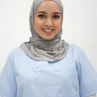 Sports Hijabs GLOWco Exclusive Essential Glow Hijab in Grey