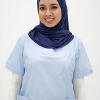 Sports Hijabs GLOWco Exclusive Essential Glow Hijab in Navy Blue