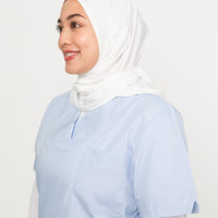 Sports Hijabs GLOWco Exclusive Essential Glow Hijab in White