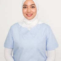 Sports Hijabs GLOWco Exclusive Essential Glow Hijab in White