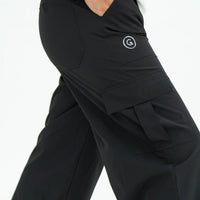 Bottoms GLOWco Exclusive Everyday Street Cargo Pants in Black