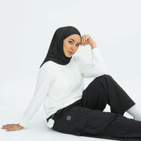 Bottoms GLOWco Exclusive Everyday Street Cargo Pants in Black