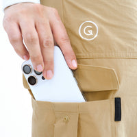 Bottoms GLOWco Exclusive Everyday Street Cargo Pants in Khaki