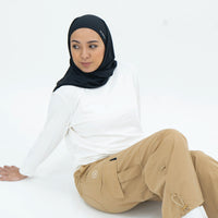 Bottoms GLOWco Exclusive Everyday Street Cargo Pants in Khaki