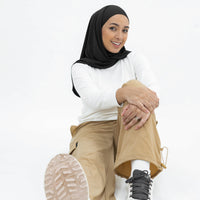 Bottoms GLOWco Exclusive Everyday Street Cargo Pants in Khaki