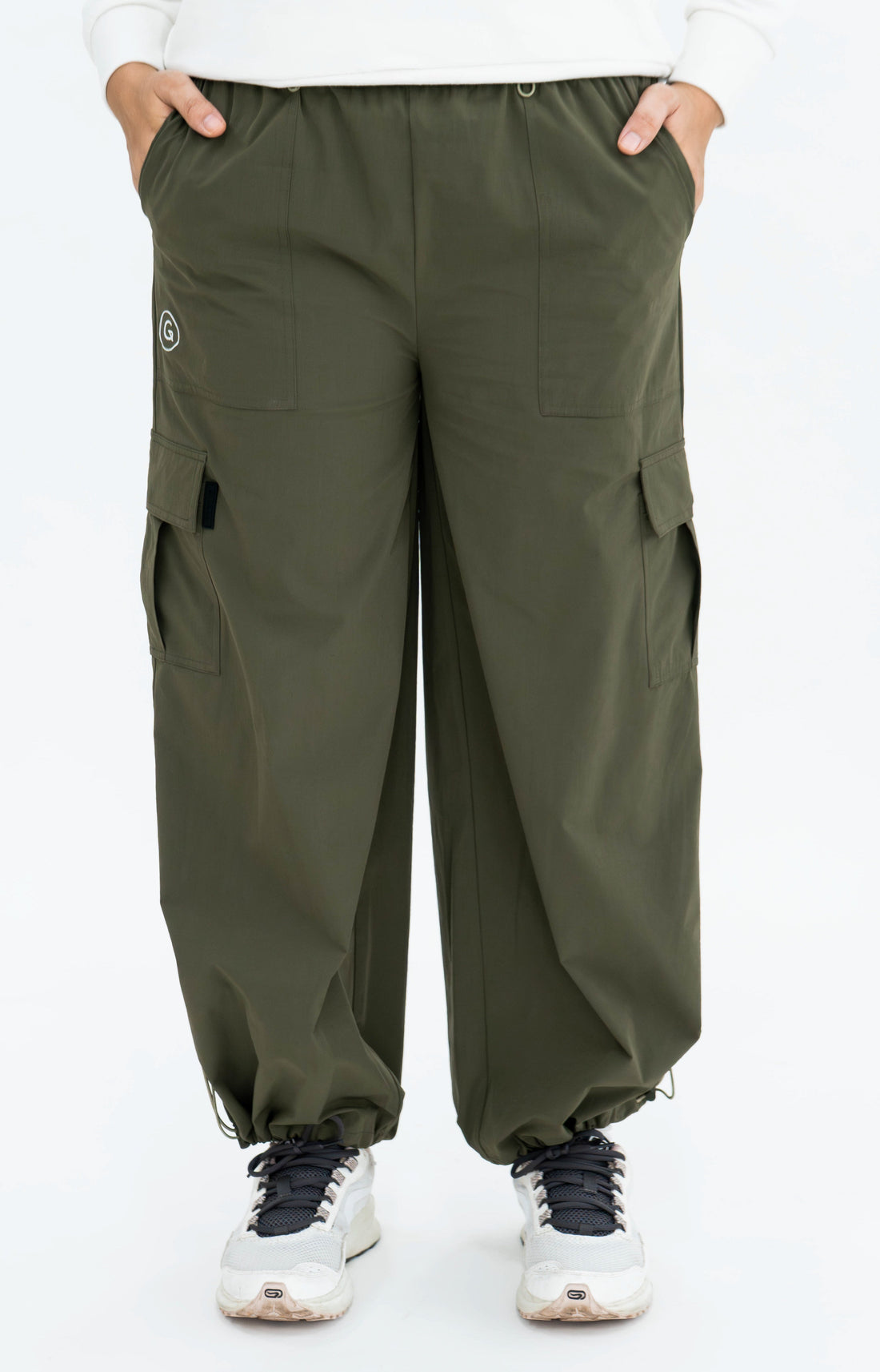 Bottoms GLOWco Exclusive Everyday Street Cargo Pants in Olive