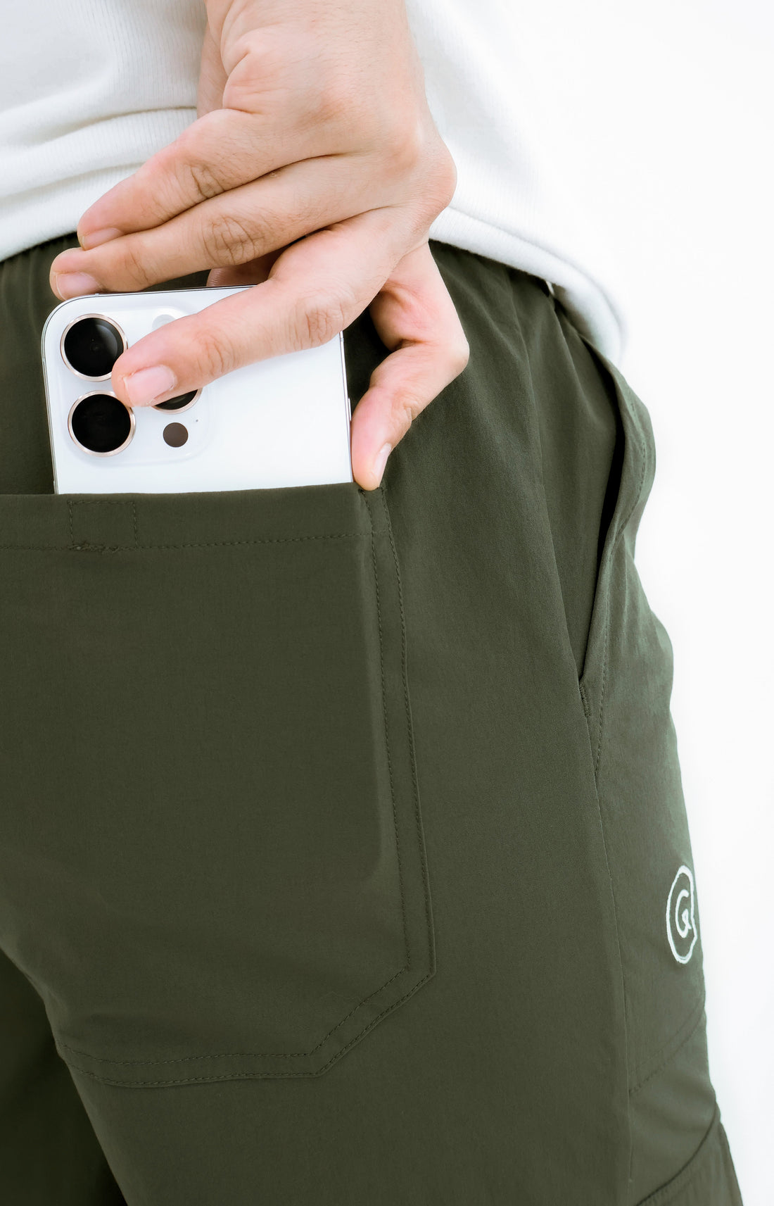 Bottoms GLOWco Exclusive Everyday Street Cargo Pants in Olive