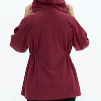 Tops GLOWco Exclusive Everyday Street Parka in Burgundy