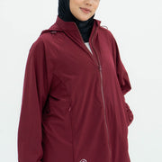 Tops GLOWco Exclusive Everyday Street Parka in Burgundy