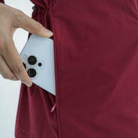 Tops GLOWco Exclusive Everyday Street Parka in Burgundy