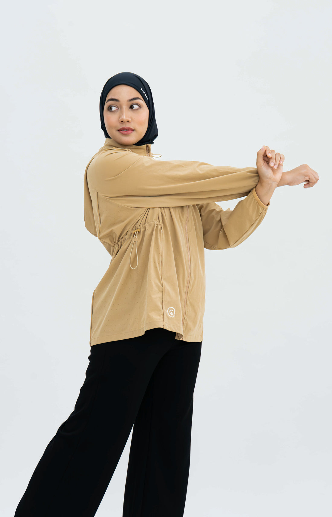 Tops GLOWco Exclusive Everyday Street Parka in Khaki