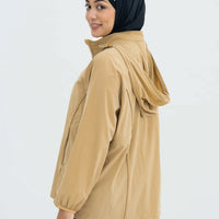 Tops GLOWco Exclusive Everyday Street Parka in Khaki