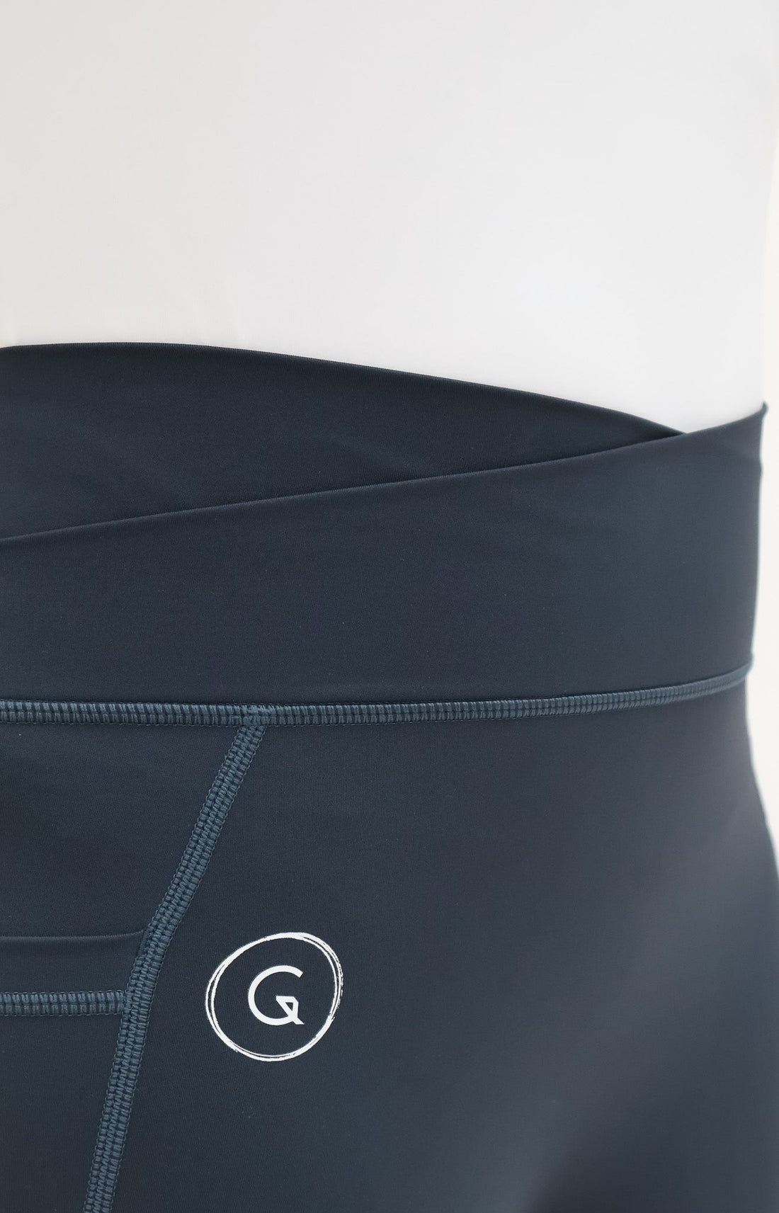 Bottoms GLOWco Exclusive Fit & Flare High Waisted Pocket Pants in Denim