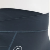 Bottoms GLOWco Exclusive Fit & Flare High Waisted Pocket Pants in Denim