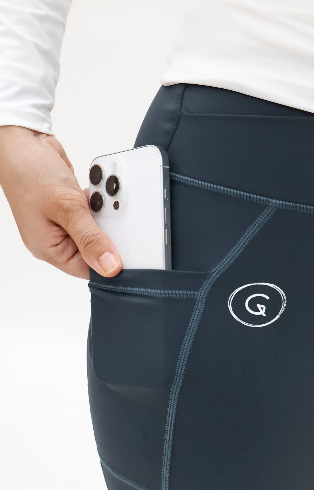 Bottoms GLOWco Exclusive Fit & Flare High Waisted Pocket Pants in Denim