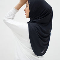 Sports Hijabs GLOWco Exclusive Instant Maxi in Black