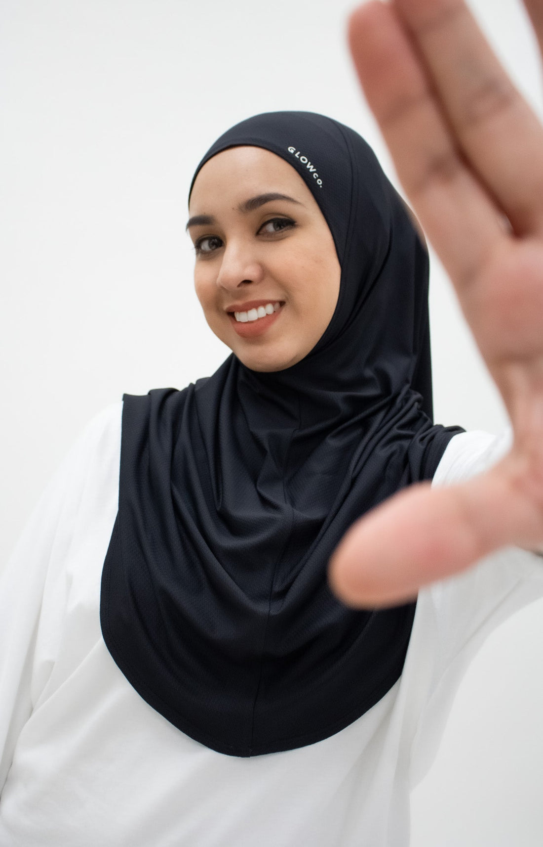 Sports Hijabs GLOWco Exclusive Instant Maxi in Black
