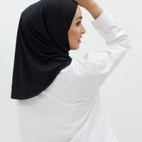 Sports Hijabs GLOWco Exclusive Instant Mini in Black